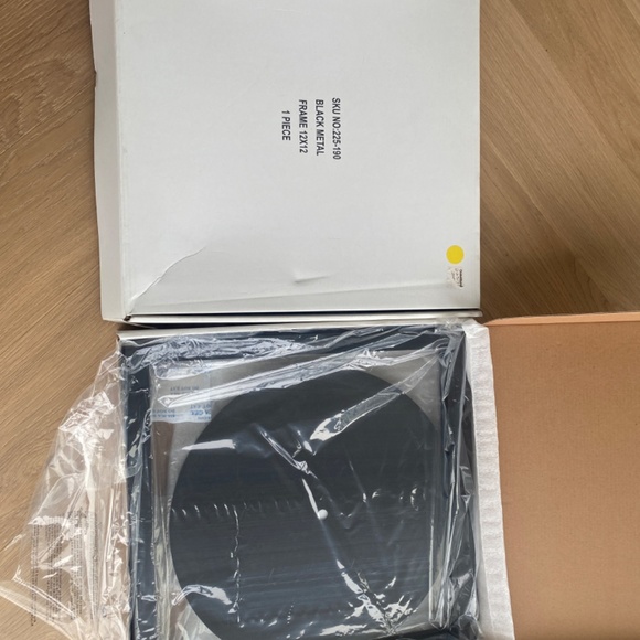 Crate & Barrel - Metal Record Frames (2) - BNIB - Picture 2 of 3